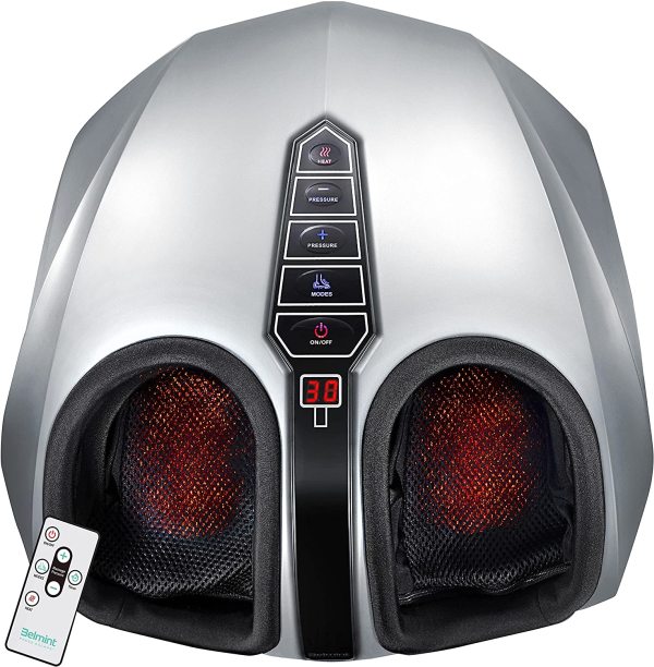 belmint shiatsu foot massager with airbag massage pressure and heel massage