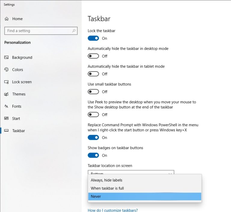 How to Disable Taskbar Button Grouping in Windows 10 | TL Dev Tech