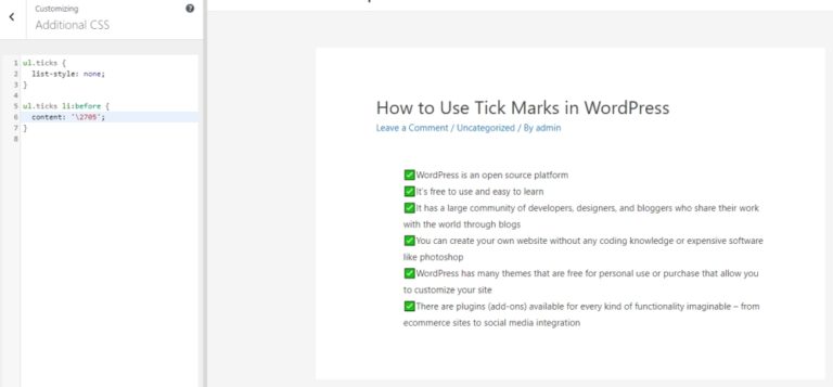 how-to-add-tick-marks-to-list-in-wordpress-tl-dev-tech