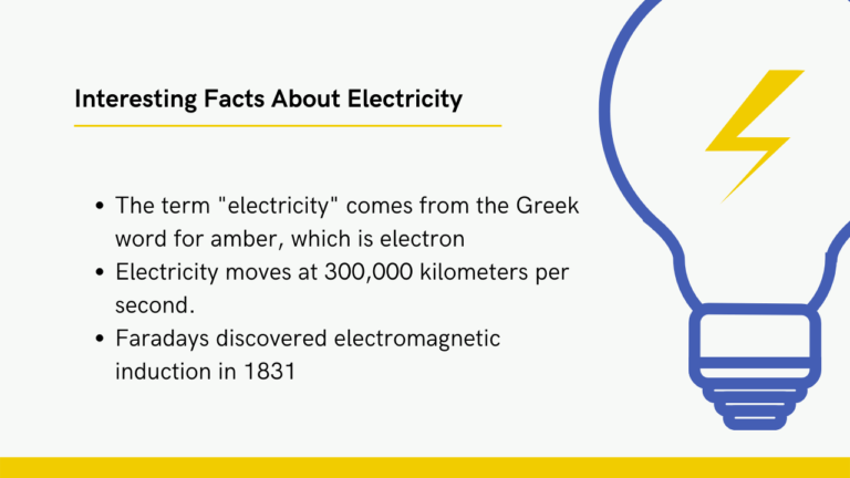 20 Interesting Facts About Electricity | TL Dev Tech